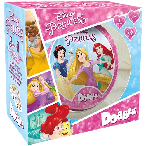 Asmodee , Dobble Disney Princess, Card Game, Ages 6+, 2-8 Players, 15 Minutes Playing Time von Asmodee