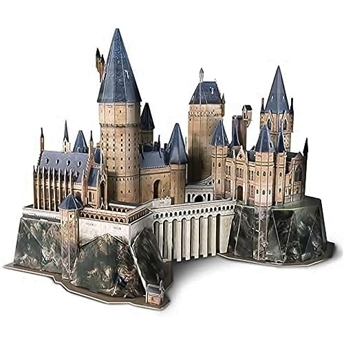 Asmodee 4D51063 Harry Potter (Medium) (197 Pieces) Castle 3D-Puzzle, Schloss Hogwarts, 12.8" x 17.9" x 12.8" von Asmodee