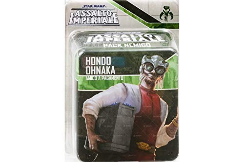 Asmodee 9053 Star Wars Imperial Assault: Hondo Ohnaka Pack Mercenaries Miniature Italian Expansion, Mehrfarbig von Asmodee