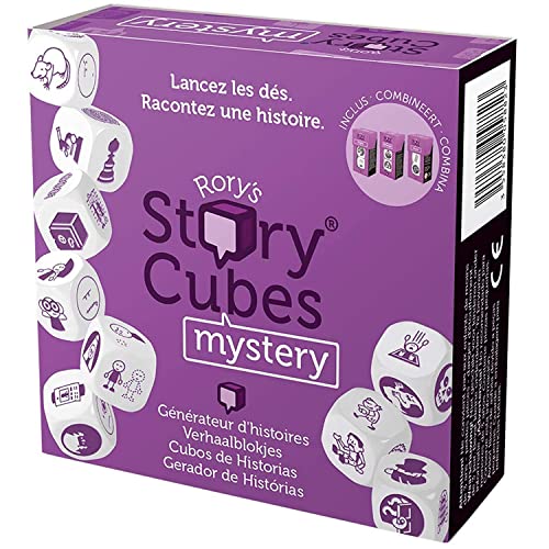 Asmodee Story Cubes: Mystery ASMRSC29ML1 Würfelspiel, Mehrfarbig von Zygomatic