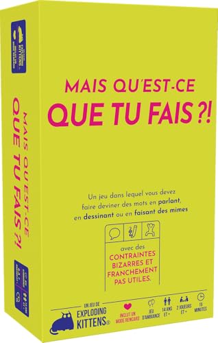 Asmodee - Aber was Machst du? – Exploding Kittens – lustiges Gesellschaftsspiel – Party Game Fun – Jugendliche Erwachsene – ab 14 Jahren – ab 2 Spieler – 15 Minuten – französische Version Asmodee - Aber was Machst du? – Exploding Kittens – lustiges Gesellschaftsspiel – Party Game Fun – Jugendliche Erwachsene – ab 14 Jahren – ab 2 Spieler – 15 Minuten – französische Version von Asmodee