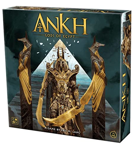 Asmodée Cool Mini or Not, Ankh Gods of Egypt, Board Game, 2 + Players, Ages 14+, 90 Minutes Playing Time von CMON