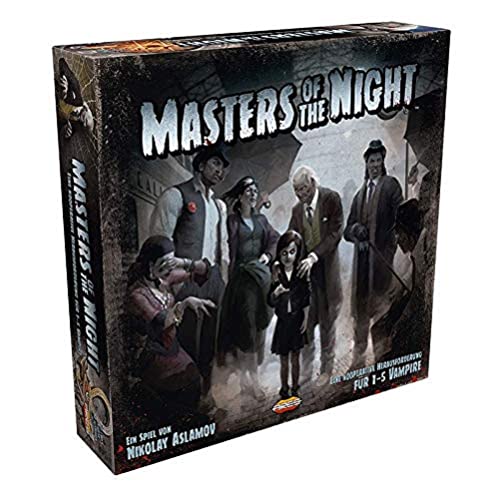 Asmodee | Ares Games | Masters of the Night | Kennerspiel | Brettspiel | 1-5 Spieler | Ab 12+ Jahren | 45+ Minuten | Deutsch von Asmodee