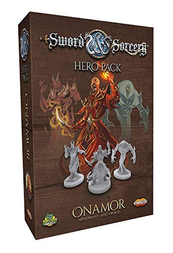 Ares Games, Sword & Sorcery – Onamor, Helden-Erweiterung, Expertenspiel, Dungeon Crawler, 1-5 Spieler, Ab 13+ Jahren, 30+ Minuten, Deutsch von Asmodee