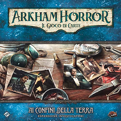 Asmodee - Arkham Horror The Card Game: at The Edge of The Earth, Investigators Expansion - Kartenspielerweiterung, italienische Ausgabe von Asmodee