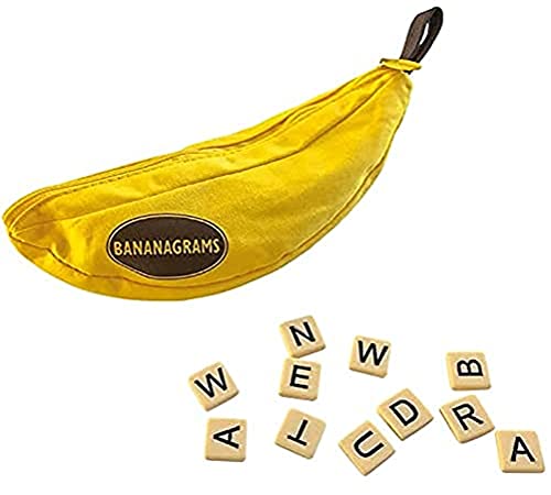 Bananagrams, Bananagrams Classic, Familienspiel, Wortspiel, 1-8 Spieler, Ab 7+ Jahren, 30+ Minuten, Deutsch, Mehrfarbig, Bunt von BANANAGRAMS