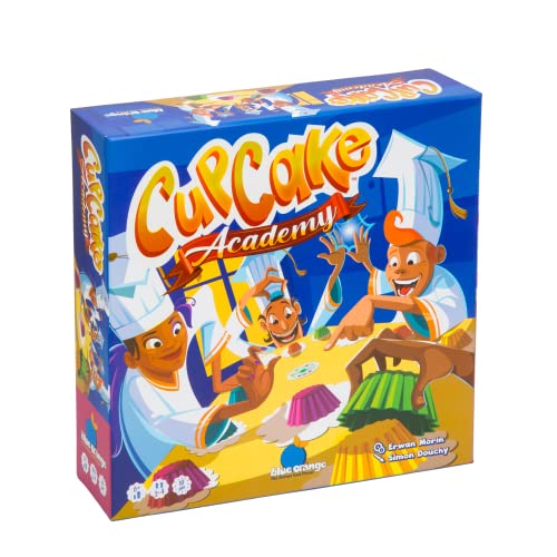 Asmodee , Cupcake Academy, Board Game, 2-4 Players, Ages 8+, 10 Minute Playing Time von Blue Orange