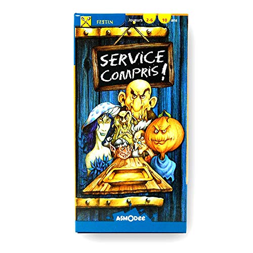 Asmodee – CM01N – Service Compris, Kartenspiel (französische Version) von Asmodee