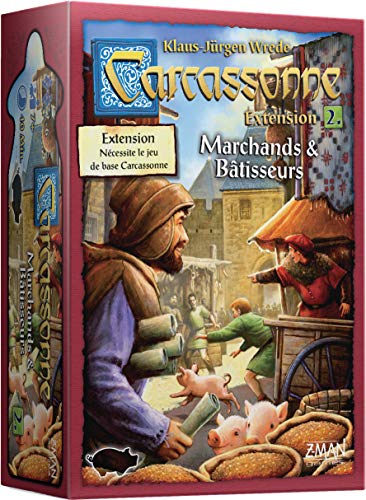 Asmodee CARC04N Z Tabletop_Game, Erweiterung 2: Händler & Baumeister von Asmodee