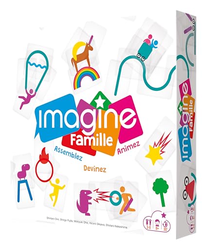 Asmodee - Stellt Sich vor: Familie – kreatives und spielerisches Gesellschaftsspiel – für Erwachsene und Kinder ab 8 Jahren – Gesellschaftsspiel: Zusammenbauen, raten, animieren, Geschenkidee – 3 bis Asmodee - Stellt Sich vor: Familie – kreatives und spielerisches Gesellschaftsspiel – für Erwachsene und Kinder ab 8 Jahren – Gesellschaftsspiel: Zusammenbauen, raten, animieren, Geschenkidee – 3 bis von Asmodee