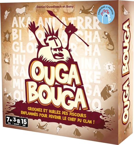 Asmodee Cocktail Games Ouga Bouga – Gesellschaftsspiele – Kartenspiele – Stimmungsspiele ab 7 Jahren – 3 bis 8 Spieler – französische Version von Asmodee