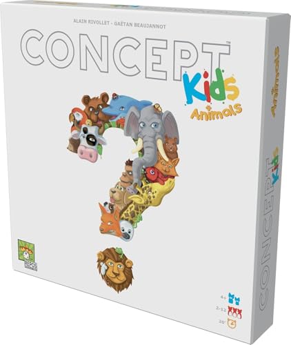 Repos Production, Concept Kids: Animals, Board Game, Ages 4+, 2 to 12+ Players, 20 Minutes Playing Time von Repos Production