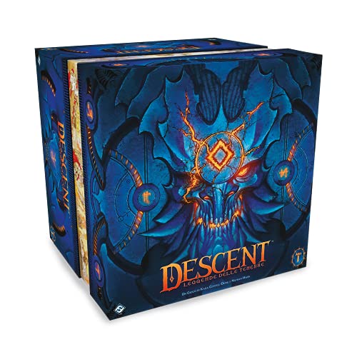 Asmodee - Descent: Legenden der Finsternis - Brettspiel mit App, 1-4 Spieler, 14+ Jahre, italienische Ausgabe von Asmodee