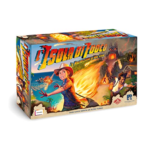 Asmodee Die Insel Feuer Der Fluch von Vul-Kar - Italienisch von Asmodee