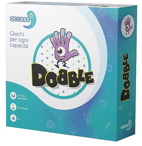 Asmodee Dobble Access + Brettspiel für Menschen mit kognitiven Beeinträchtigungen, 1-4 Spieler, 6+ Jahre, Italienische Ausgabe Asmodee Dobble Access + Brettspiel für Menschen mit kognitiven Beeinträchtigungen, 1-4 Spieler, 6+ Jahre, Italienische Ausgabe von Asmodee