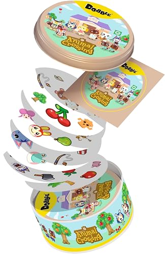 Asmodee Dobble Animal Crossing, Familien-Kartenspiel, ab 4 Jahren, 2-8 Spieler, 15 Minuten Spieldauer Asmodee Dobble Animal Crossing, Familien-Kartenspiel, ab 4 Jahren, 2-8 Spieler, 15 Minuten Spieldauer von Asmodee