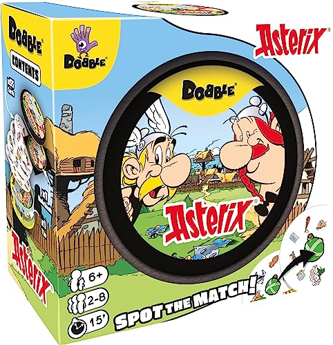 Asmodee Dobble Asterix, Kartenspiel, ab 6 Jahren, 2-8 Spieler, 15 Minuten Spieldauer von Asmodee