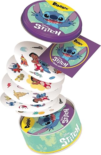 Asmodee Dobble Disney Lilo and Stitch Familien-Kartenspiel, ab 6 Jahren, 2–8 Spieler, 15 Minuten Spieldauer Asmodee Dobble Disney Lilo and Stitch Familien-Kartenspiel, ab 6 Jahren, 2–8 Spieler, 15 Minuten Spieldauer von Asmodee