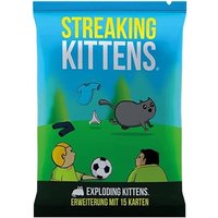 Asmodee EXKD0015 - Exploding Kittens, Streaking Kittens, Erweiterung, Kartenspiel, Partyspiel von Asmodee