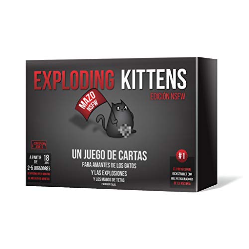 Asmodee Exploding Kittens Explodierende Kätzchen, NSFW, Spanisch, ab 18 Asmodee Exploding Kittens Explodierende Kätzchen, NSFW, Spanisch, ab 18 von Asmodee