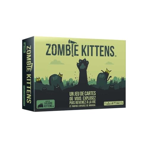 Asmodee Exploding Kittens Exploding Kittens: Zombie Kittens, Gesellschaftsspiel, ab 7 Jahren, für 2 bis 5 Spieler, 15 Minuten - Französische Sprache Asmodee Exploding Kittens Exploding Kittens: Zombie Kittens, Gesellschaftsspiel, ab 7 Jahren, für 2 bis 5 Spieler, 15 Minuten - Französische Sprache von Asmodee