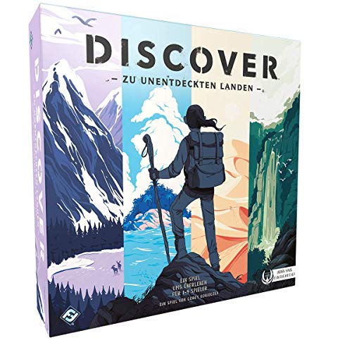 Asmodee GmbH FFGD0164 Discover: Zu unentdeckten Landen, bunt von Asmodee