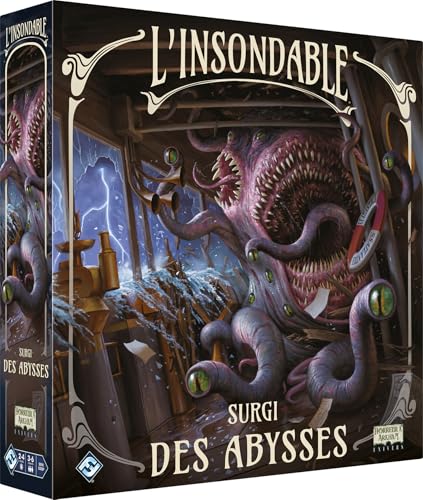 Asmodee Fantasy Flight Games – Das Unerhörliche – Erweiterung: Surgi des Abysses – Gesellschaftsspiel – Spielfiguren – ab 14 Jahren – 3 bis 6 Spieler – 240 Minuten – französische Version von Asmodee