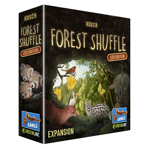 Asmodee Forest Shuffle: Exploration, Brettspiel-Erweiterung, ab 10 Jahren, 1-5 Spieler, 60 Minuten Spieldauer Asmodee Forest Shuffle: Exploration, Brettspiel-Erweiterung, ab 10 Jahren, 1-5 Spieler, 60 Minuten Spieldauer von Asmodee