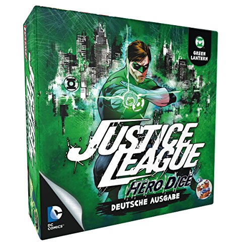 Asmodee - Justice League: Hero Dice, Green Lantern, grün - Würfelspiel, ab 10 Jahren von Asmodee