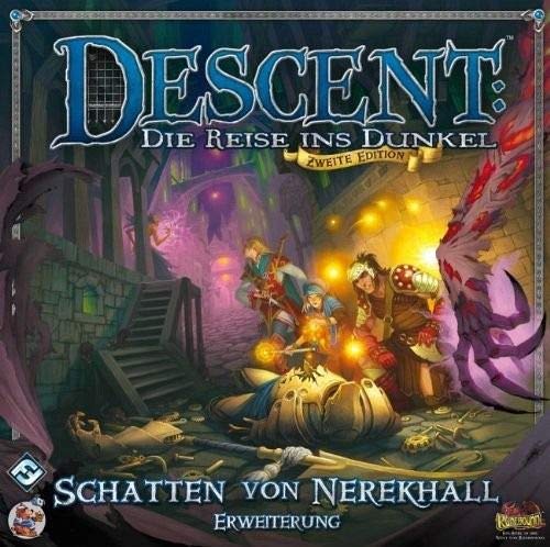 Asmodee HEI0617 - Descent 2. Edition - Schatten von Nerekhall, Erweiterung, Brettspiel von Asmodee