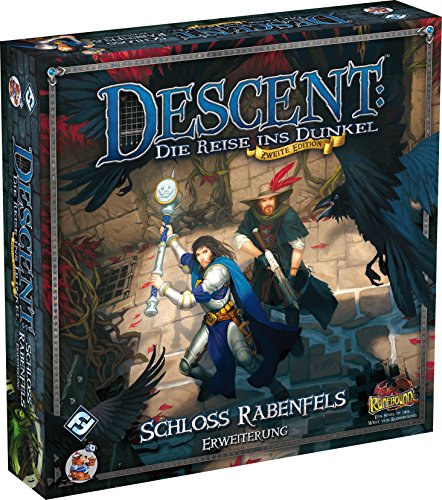 Asmodee HEI0624 - Descent 2. Edition, Schloss Rabenfels - Erweiterung von Asmodee