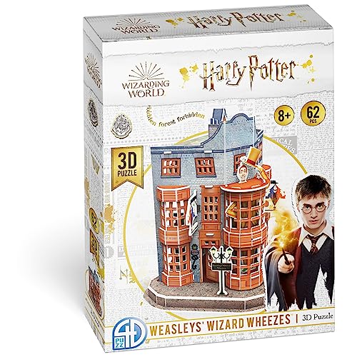 Asmodee HPP51067 4D CWL | Harry Potter – 3D Weasley, Streiche für lustige Zauberer | Gesellschaftsspiel | Puzzle | Alter: 8+ | 1 Spieler | 120 Minuten von Asmodee