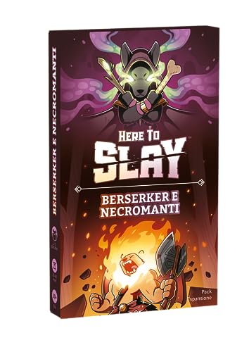 Asmodee - Here To Slay: Berserker und Nekromti, Erweiterung Brettspiel, 2-6 Spieler, 10 + Jahre - Italienische Sprache von Asmodee