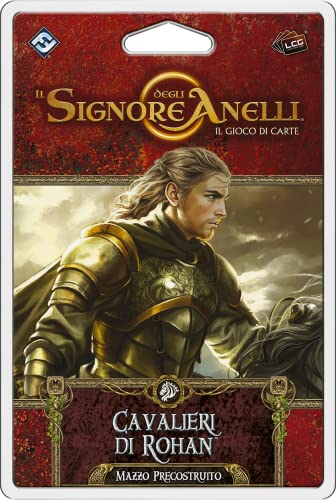 Asmodee - Herr der Ringe, Kartenspiel: Ritter von Rohan, vorgefertigtes Deck, italienische Ausgabe, 10715 von Asmodee