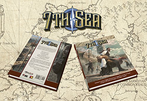 Asmodee - 7th Sea: Basishandbuch, Rollenspiel, Italienische Ausgabe, 9 Spieler, Ab 14 Jahren von Asmodee