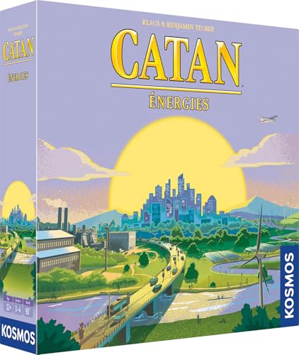 Kosmos – Asmodee – Catan: Energies – Gesellschaftsspiele – Brettspiel – Strategiespiel ab 12 Jahren – 3 bis 4 Spieler – 90 Minuten – französische Version von Asmodee