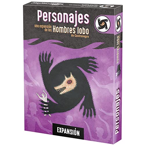 Asmodee LOB04ES JUEGO MESA LOS Hombres Lobo DE CASTRONEGRO: PERSONAJES PEGI Does not Apply Spiel der Herren Wolf Castroschwarz: Figuren ES 10+, bunt, Talla única von Asmodee