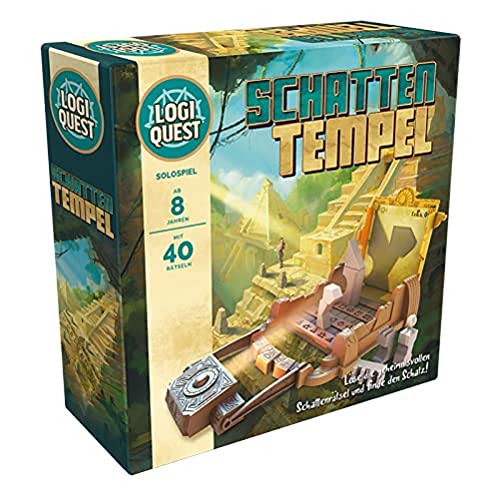 Mixlore, Logiquest – Schattentempel, Familienspiel, Rätselspiel, 1 Spieler, Ab 8+ Jahren, 15+ Minuten, Deutsch von Asmodee