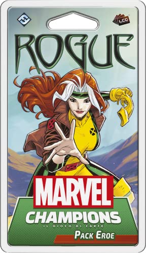 Asmodee - Marvel Champions, Das Kartenspiel: Rogue - Pack Held, Erweiterung des Brettspiels, italienische Ausgabe von Asmodee