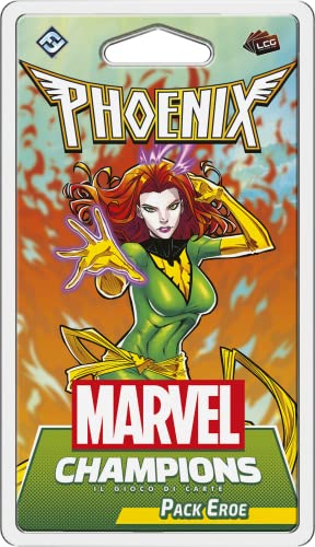 Asmodee - Marvel Champions Das Kartenspiel: Phoenix - Erweiterung, Pack Held Phönix, Italienische Ausgabe von Asmodee