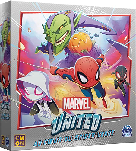 Asmodee - Brettspiel: Marvel Spiderman - Erweiterung: Im Herzen des Spider-Verses (1-4 Spieler, Ab 14 Jahren) von Asmodee