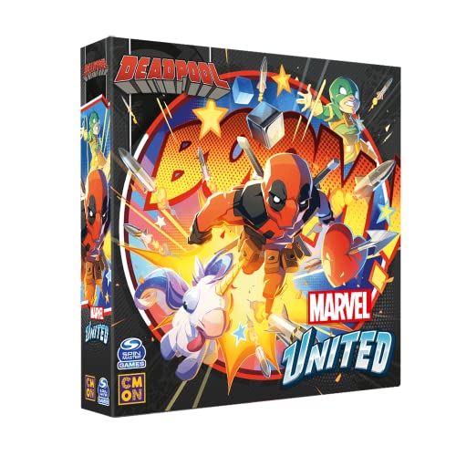 Asmodee - Marvel United: Deadpool - Erweiterung des Brettspiels, italienische Ausgabe von Asmodee