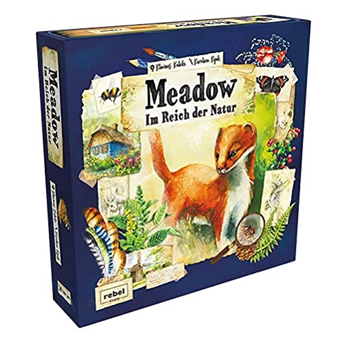 Rebel, Meadow – Im Reich der Natur, Grundspiel, Kennerspiel, Brettspiel, 1-4 Spieler, Ab 10+ Jahren, 75+ Minuten, Deutsch, Mehrfarbig, Bunt von Rebel