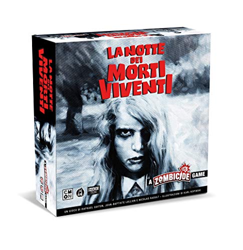 Asmodee NLD001IT Zombicide: Die Nacht der lebenden Toten, Brettspiel, Ausgabe auf Italienisch, 8448, Mehrfarbig von Asmodee