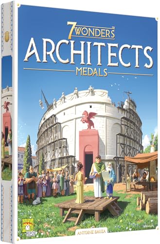 Asmodee Repos Production 7 Wonders Architects – Erweiterung: Medals – Gesellschaftsspiele – Strategiespiele – Spiele für Erwachsene und Kinder ab 8 Jahren – 2 bis 7 Spieler – französische Version von Asmodee