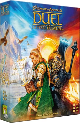 Repos Production – Asmodee – Der Herr der Ringe: Duell für Mittelerde – Strategisches Gesellschaftsspiel für 2 Spieler – kreiert von Antoine Bauza und Bruno Cathala – ab 10 Jahren von Asmodee