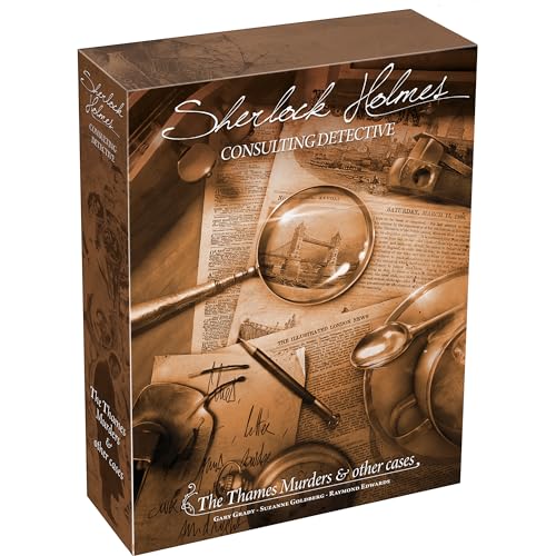 Asmodee Editions Sherlock Holmes Consulting Detective Themsesmorde Spiel von Space Cowboys