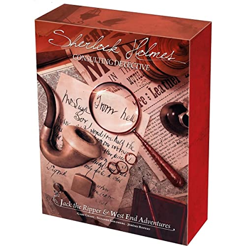 Asmodee SHEH02 Sherlock Holmes Consulting Detective: Jack The Ripper im West End-Abenteuer - Niederländische Sprache von Space Cowboys