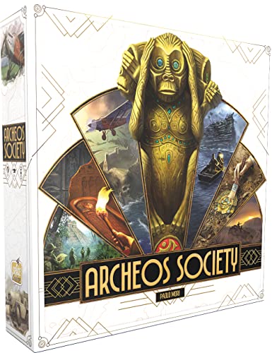 Asmodee Space Cowboys Archeos Society – Gesellschaftsspiele – Kartenspiele – Brettspiele – Spiel für Erwachsene und Kinder ab 12 Jahren – 2 bis 6 Spieler – 60 Minuten – französische Version von Asmodee