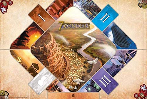 Unbekannt The 7 Wonders: Playmat von Asmodee